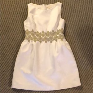 ERIN Erin Fetherston Jacquard Dress w/ appliqué